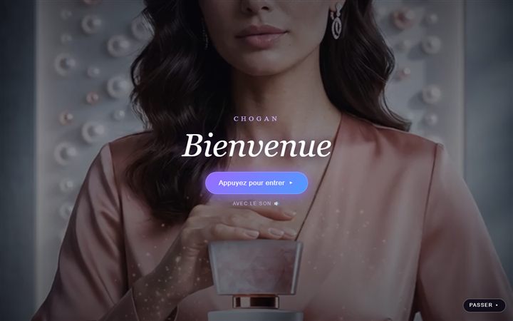 Capture du site Boutique Chogan
